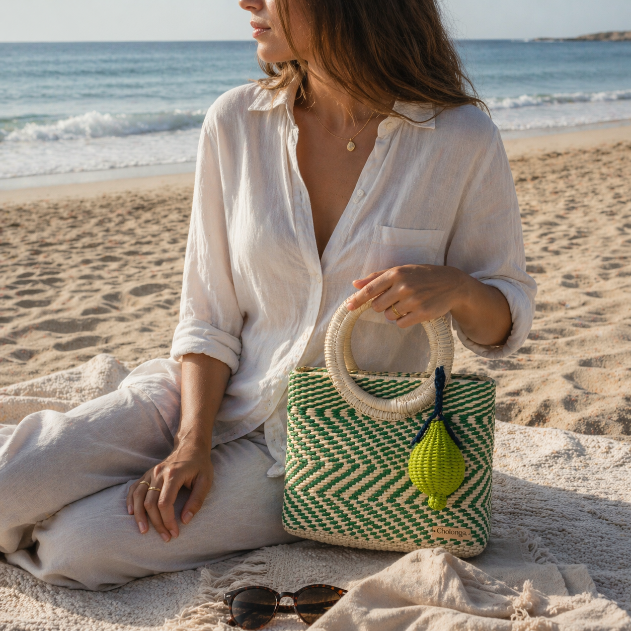 Toquilla Straw Handwoven Tote Bag – Eco Friendly Summer Handbag, Artisan Woven Purse, Beach & Resort Bag
